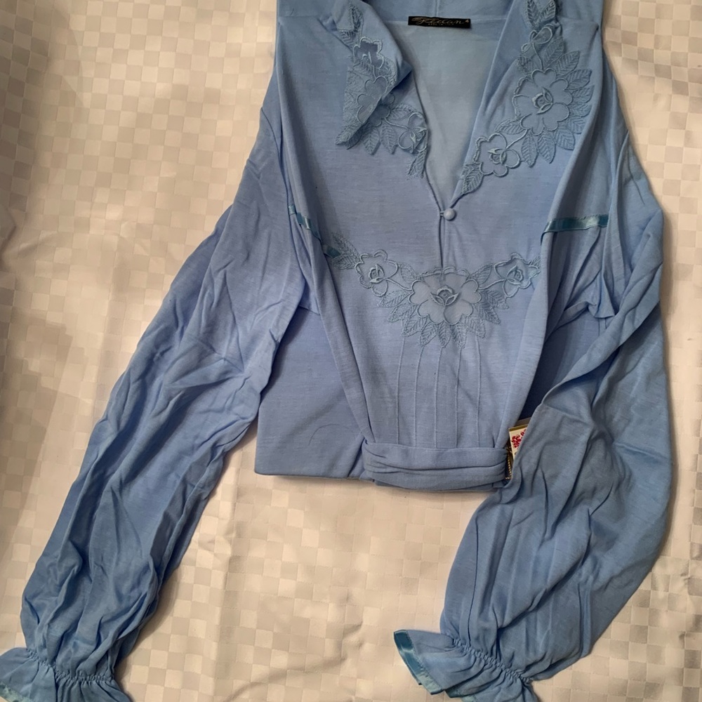 Womans blue pajama